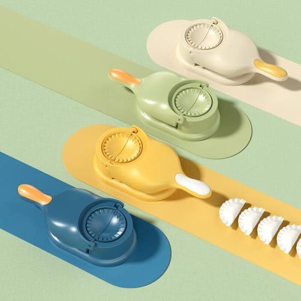 Elite Choice  2-in-1 Dumpling & Samosa Maker – Easy DIY Pastry Press (Random Color)