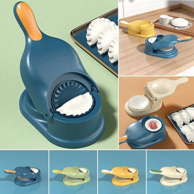Elite Choice  2-in-1 Dumpling & Samosa Maker – Easy DIY Pastry Press (Random Color)