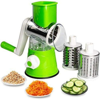 Elite Choice 3-in-1 Vegetable Cutter Machine – Multi-Function Drum Slicer for Potato, Onion & Carrot