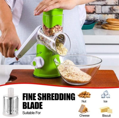 Elite Choice 3-in-1 Vegetable Cutter Machine – Multi-Function Drum Slicer for Potato, Onion & Carrot
