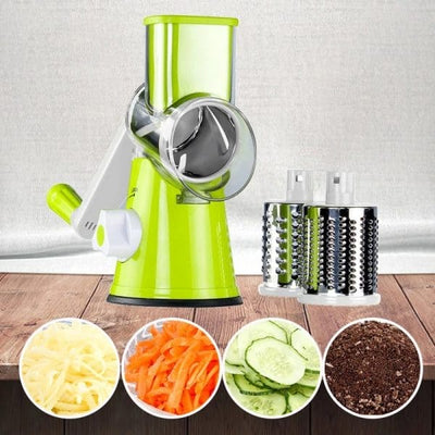 Elite Choice 3-in-1 Vegetable Cutter Machine – Multi-Function Drum Slicer for Potato, Onion & Carrot