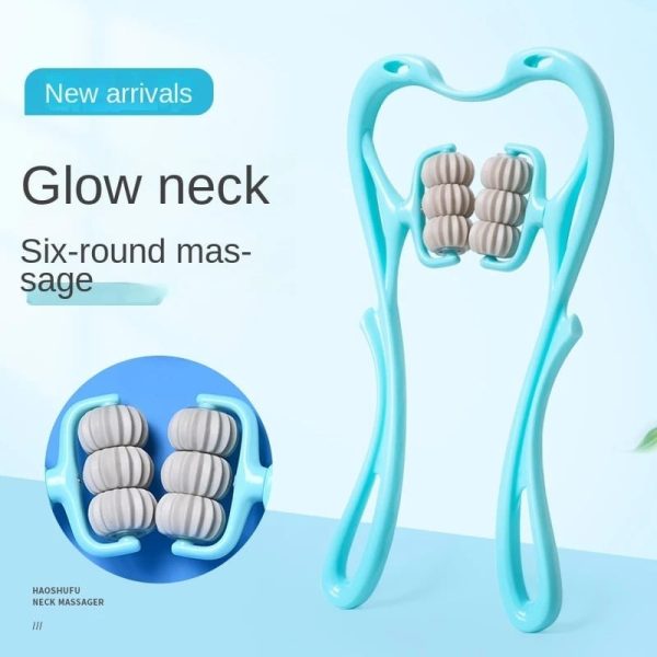 6-Wheel Pressure Point Neck & Body Massager – Relieve Neck, Back & Shoulder Pain