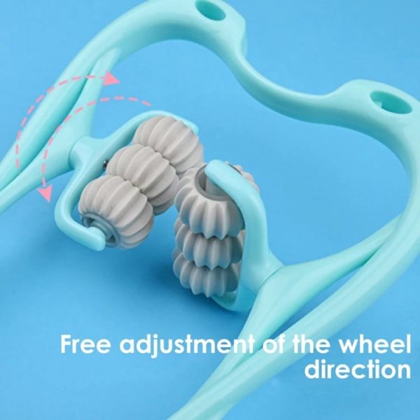 6-Wheel Pressure Point Neck & Body Massager – Relieve Neck, Back & Shoulder Pain