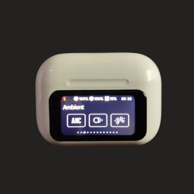 Elite Choice Air A9 Pro Digital Display Case - ANC/ENC Touch Screen Wireless Earbuds