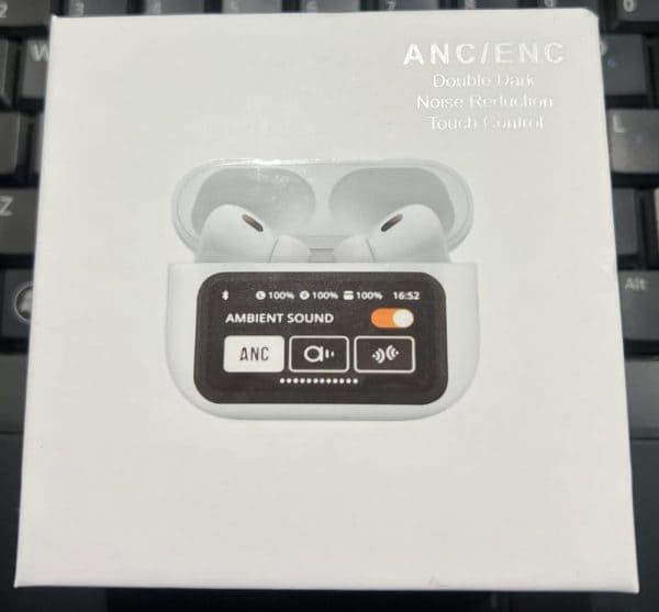 Elite Choice Air A9 Pro Digital Display Case - ANC/ENC Touch Screen Wireless Earbuds