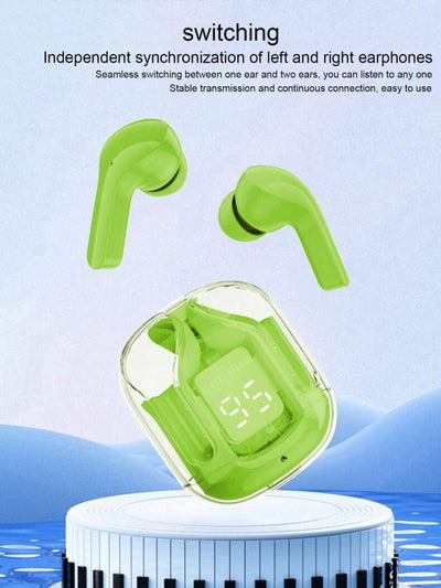 Elite Choice Air31 Wireless Earbuds – Crystal Clear Design, Bluetooth 5.3, Noise Cancelling