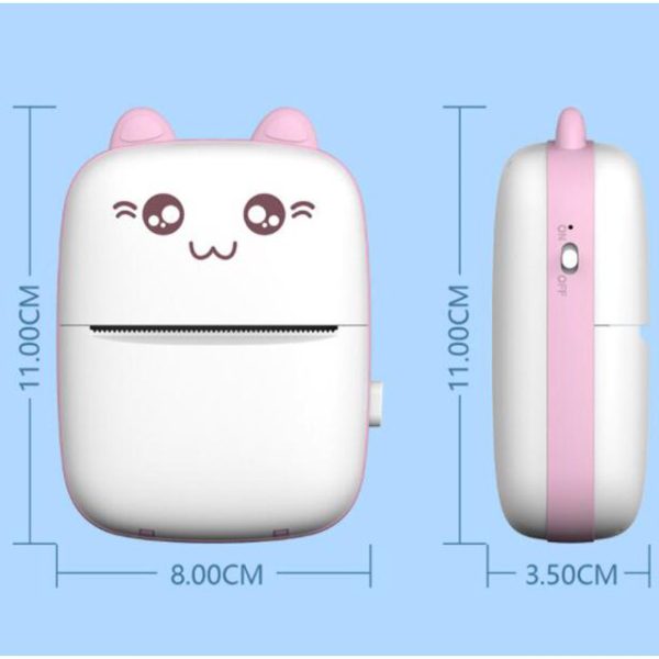 Elite Choice Mini Portable Thermal Printer – Pocket-Sized Inkless Bluetooth Printer