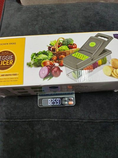 Elite Choice Multifunctional Vegetable Slicer & Chopper with Basket – All-in-One Cutter, Grater & Shredder