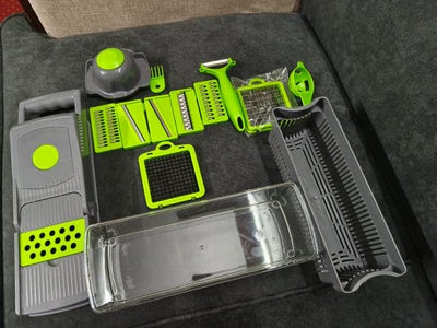 Elite Choice Multifunctional Vegetable Slicer & Chopper with Basket – All-in-One Cutter, Grater & Shredder