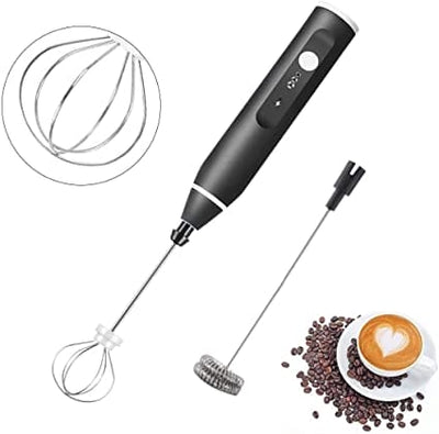 Elite Choice  Rechargeable Electric Coffee Mixer & Egg Beater – Quick Frothing & Multi-Use Handheld Blender
