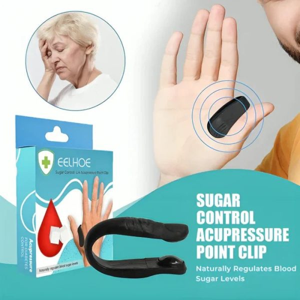 Elite Choice Sugar Control LI4 Acupressure Point Clip – Migraine & Stress Relief Hand Clip