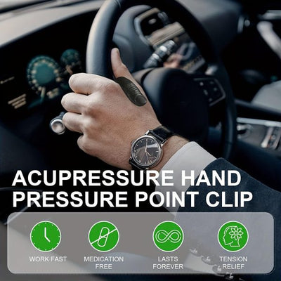 Elite Choice Sugar Control LI4 Acupressure Point Clip – Migraine & Stress Relief Hand Clip